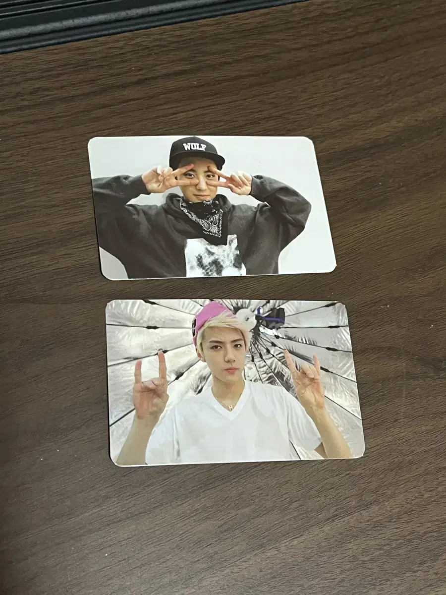 Exo growl photocard chanyeol, sehun