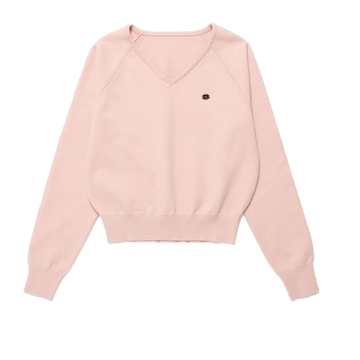 로라로라 니트 SOFT V NECK KNIT PINK