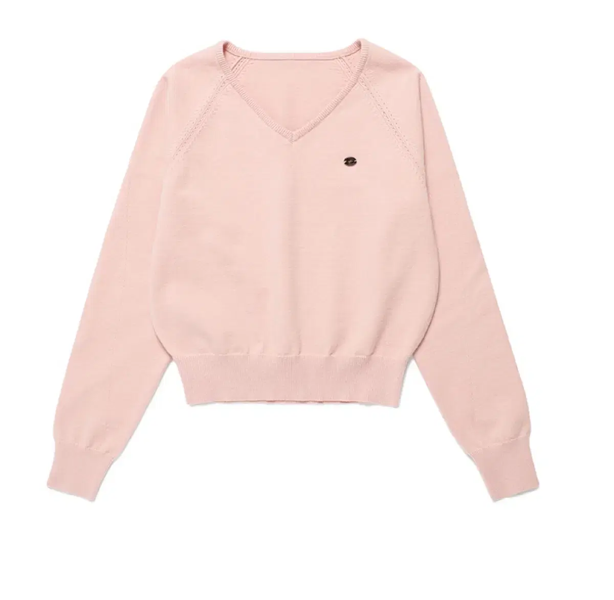 로라로라 니트 SOFT V NECK KNIT PINK