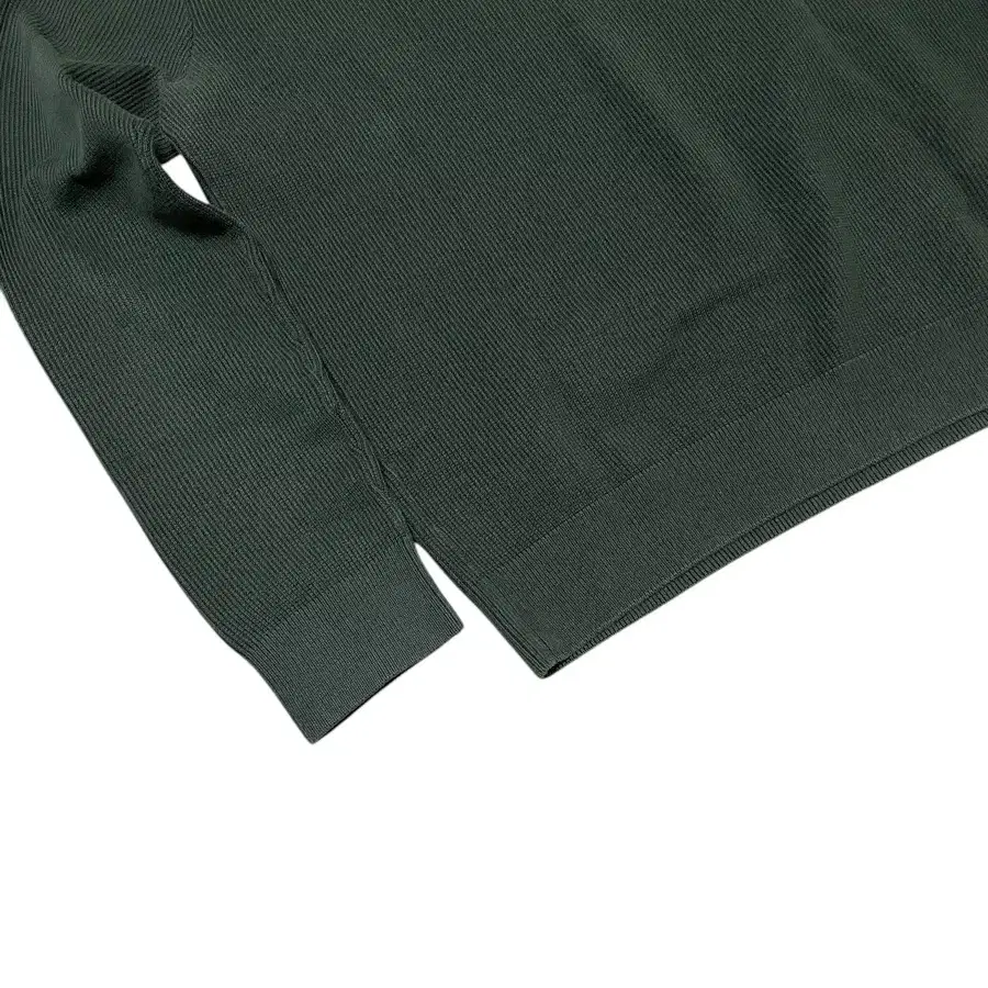 COS Regular Fit Cotton Knit Dark Green L