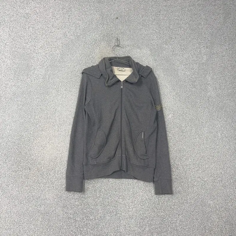 Vinpaul Jins gray vintage hooded zip-up 95