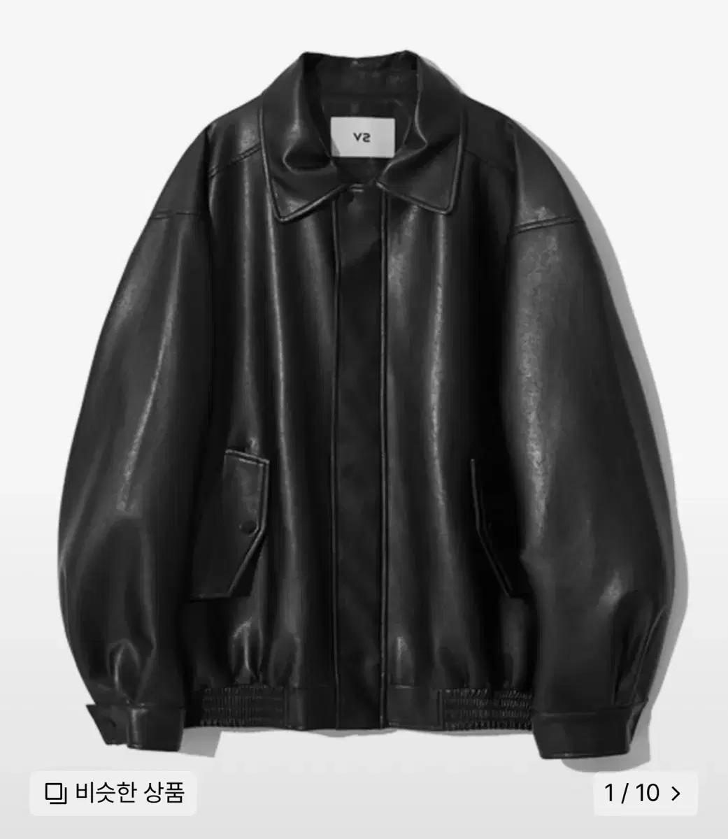 Vetements Vegan Leather Overfit Jacket Black