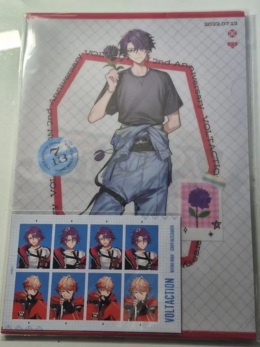 Voltaction 2nd Anniversary Clear File Watarai Hibari Seraph Dazzle Garden