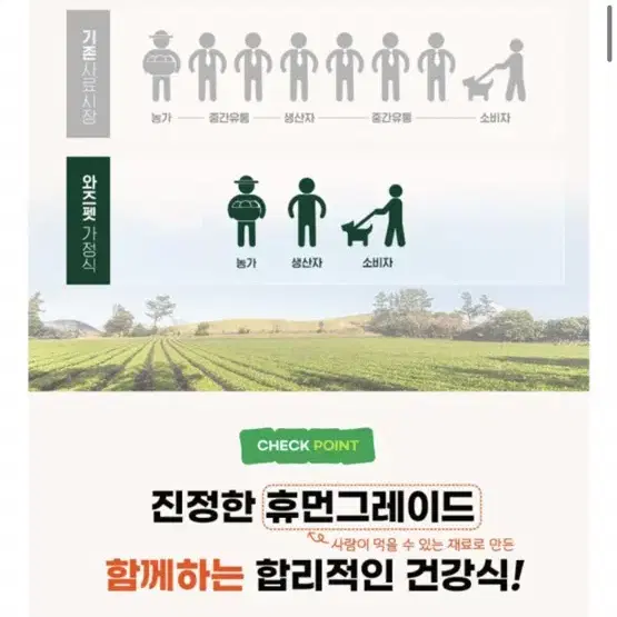 와즈펫 가정식사료 영양화식 오리3kg