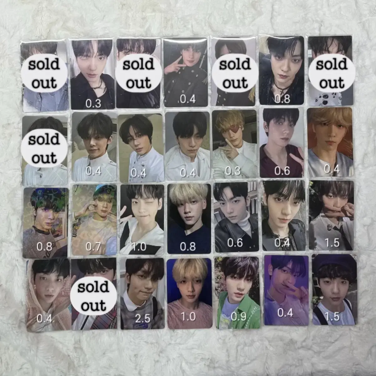 txt photocard cheap wts