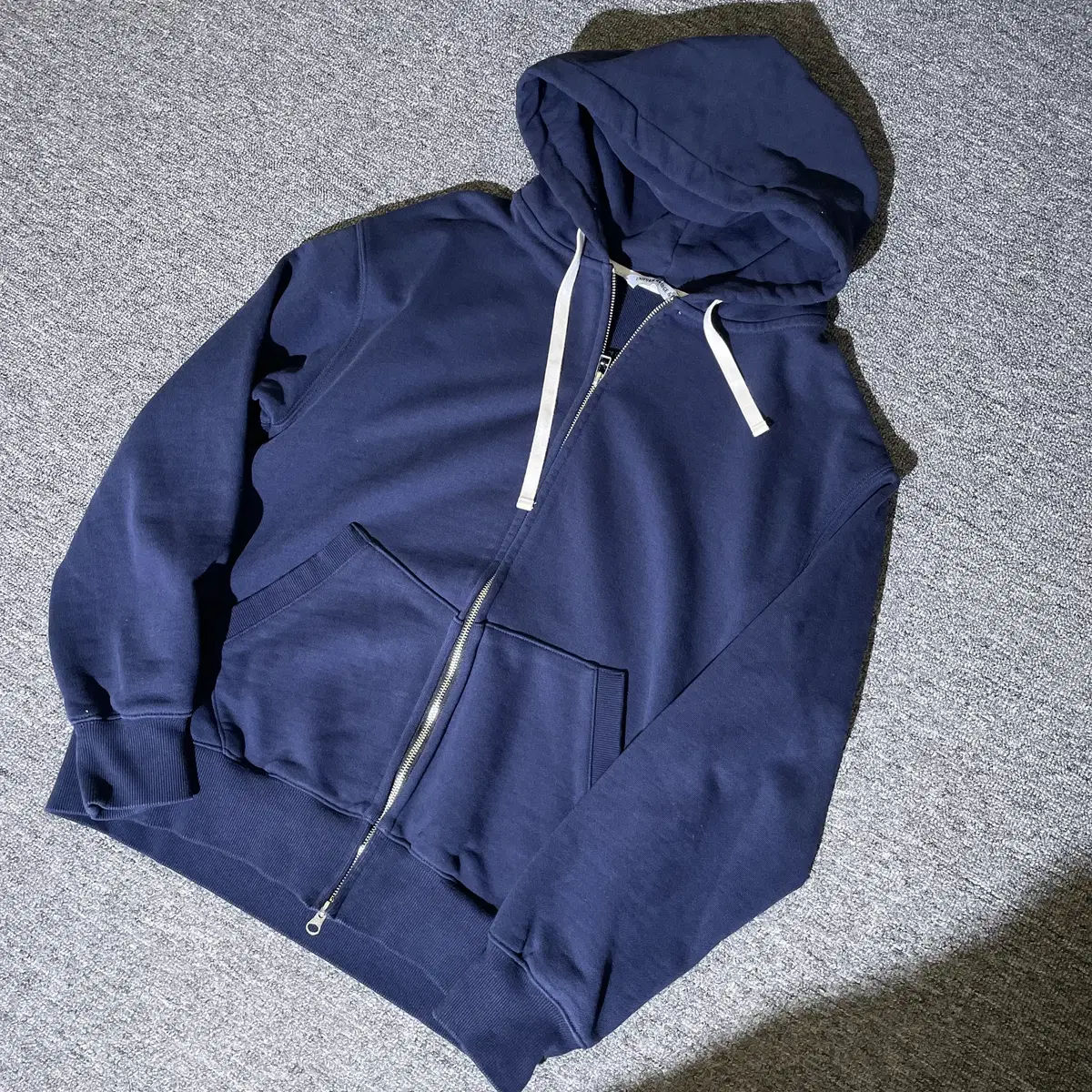 UniformBridge heavy cotton hooded zip-up L