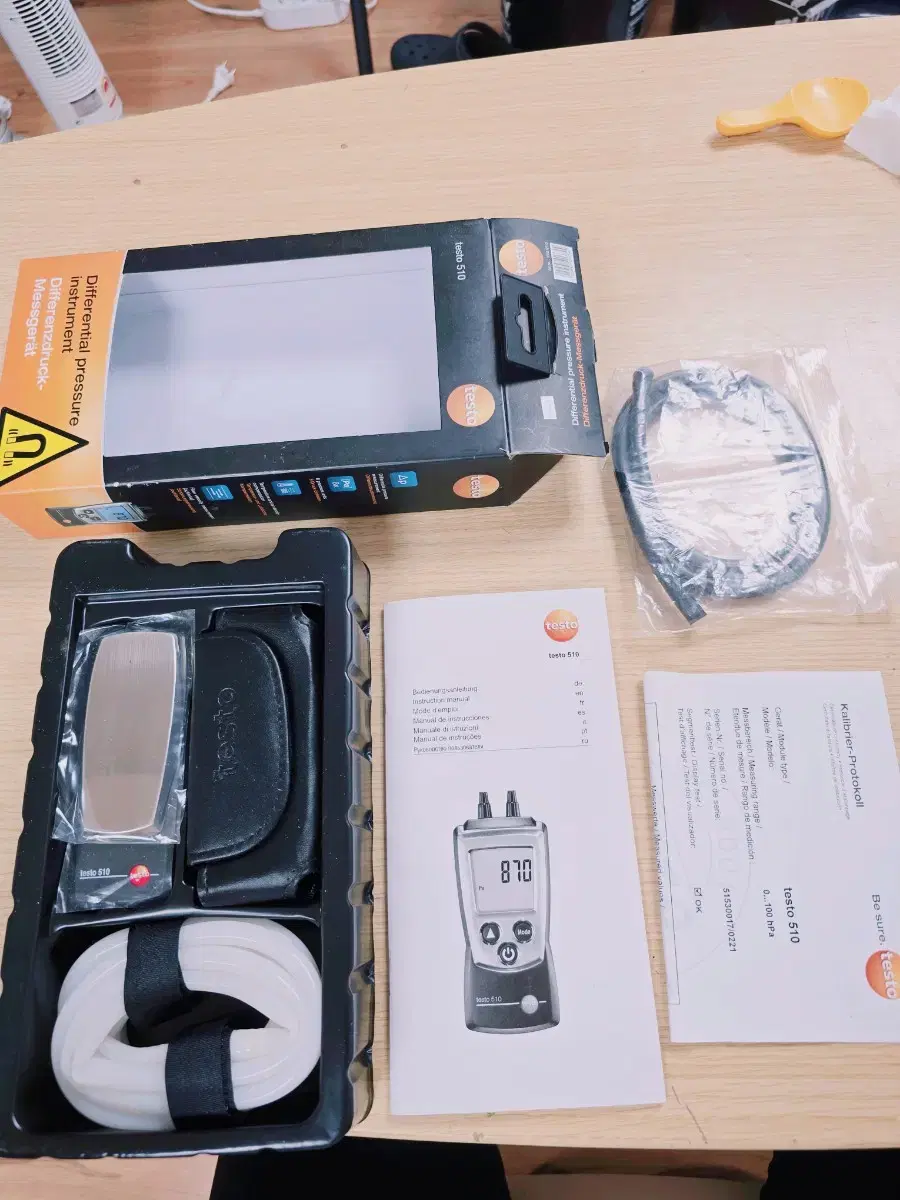 Testo 510 차압계, 압력기