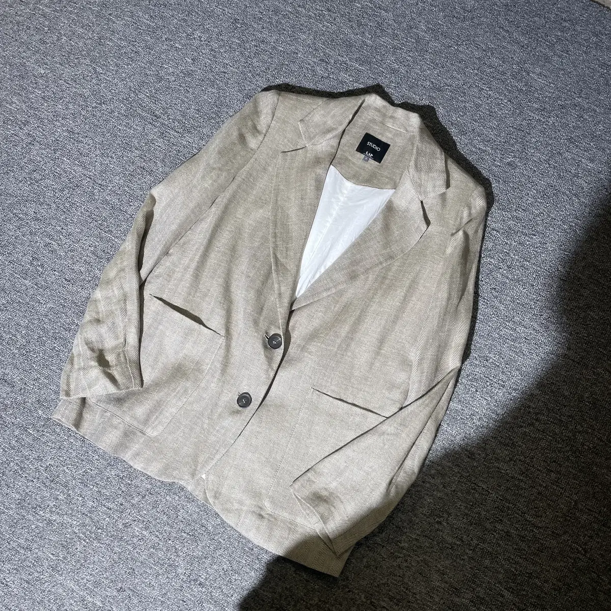 LAP Lab Studio Linen Blazer Jacket S