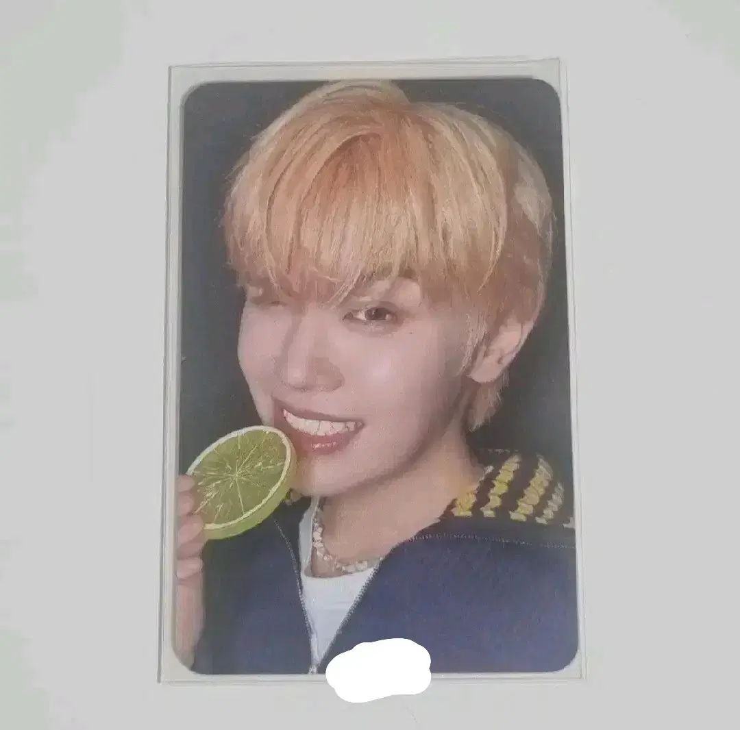 Zerobaseone kim taerae with muu 4th Lemon Unreleased Photocard