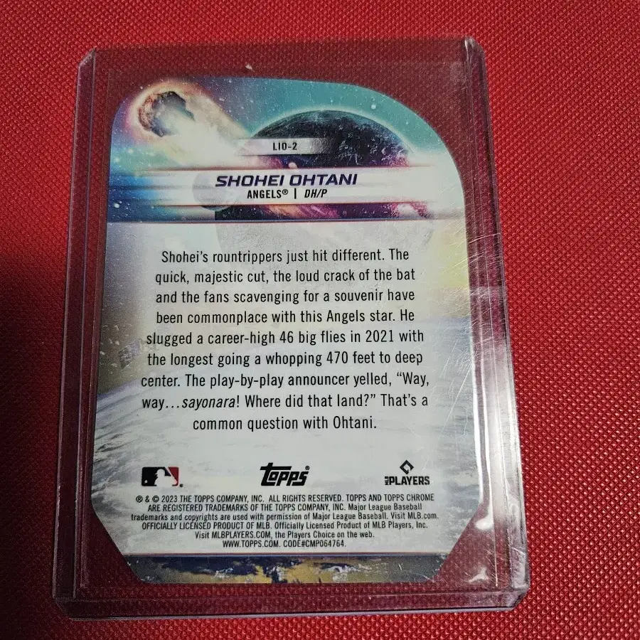 오타니 2023 Topps Cosmic Chrome 인서트