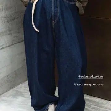 パンツ reformed FRESH MAN DENIM WIDE PANTS refomed （リフォメッド） / FRESH MAN DENIM WIDE PANTS by