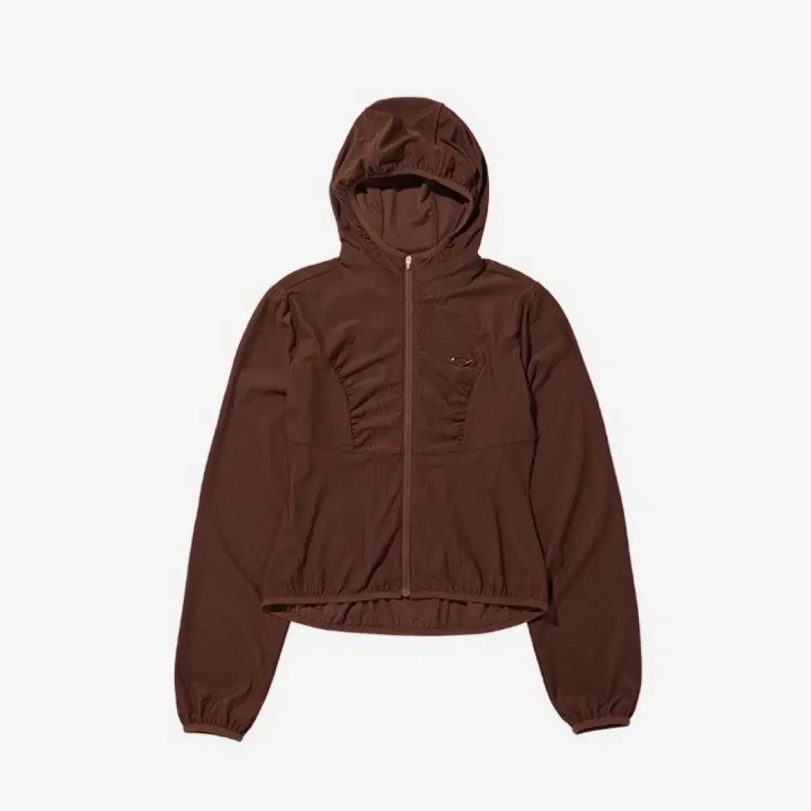 미스치프 Hooded Waffle Zip-Up 와플 집업 브라운 s