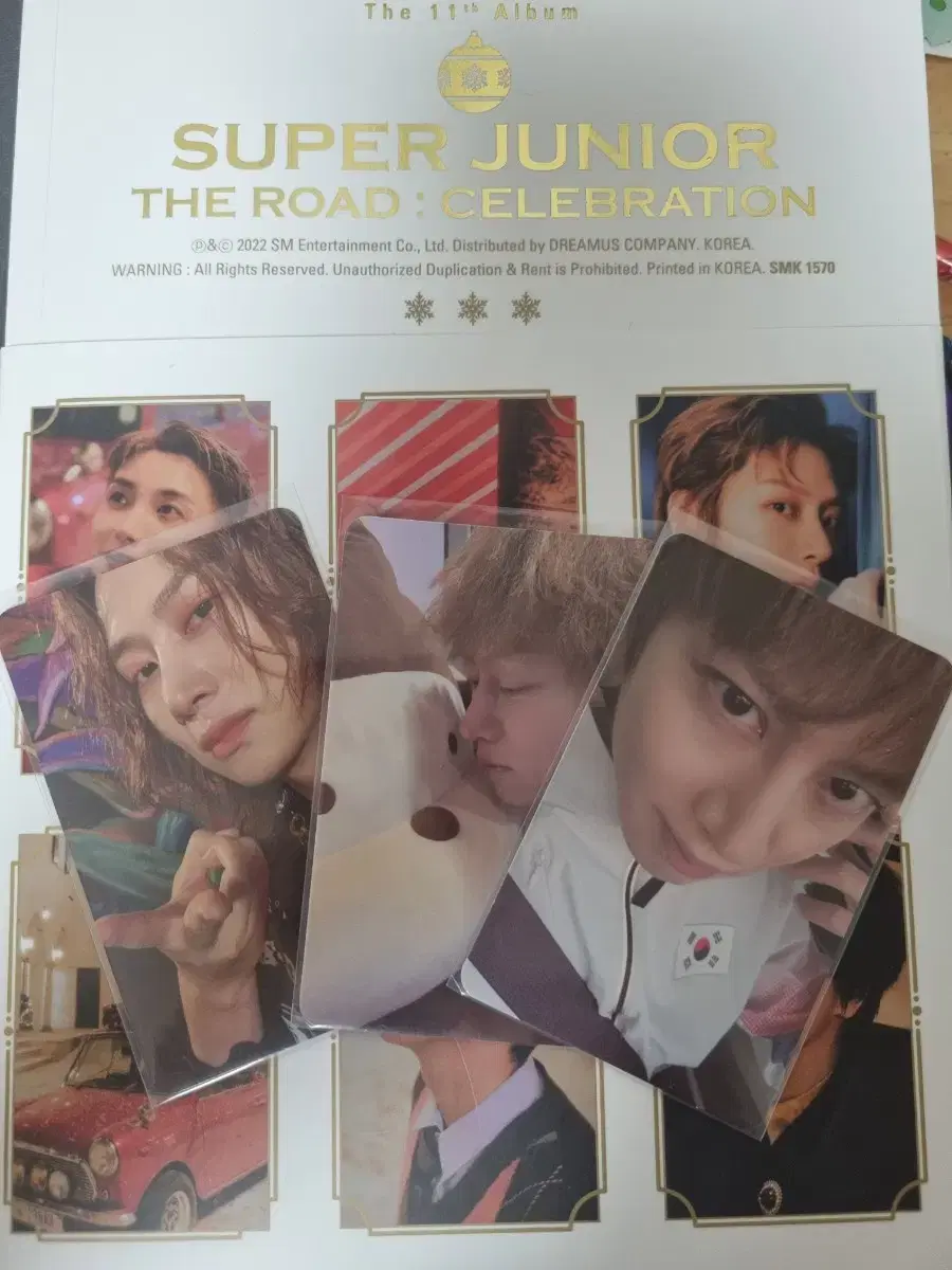 Super Juniors Celebration album (with photocard)