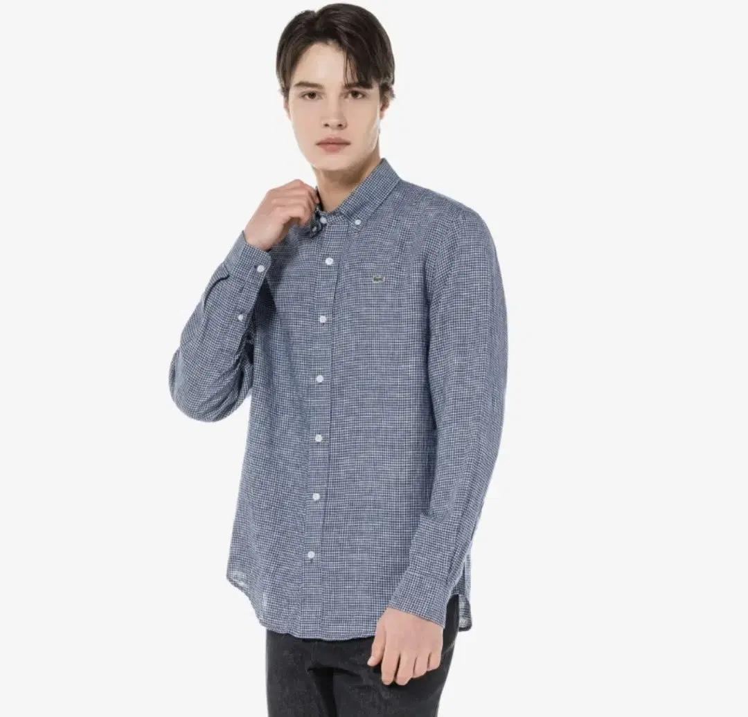 Lacoste Linen Gingham Shirt