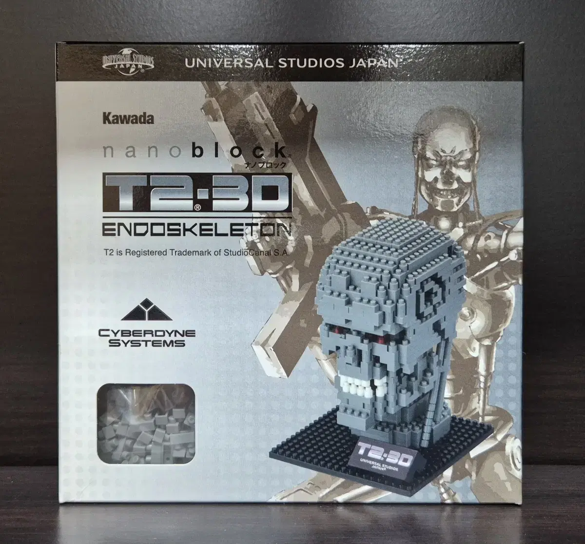 Kawada Nanoblock Terminator 2 Endoskeleton Head