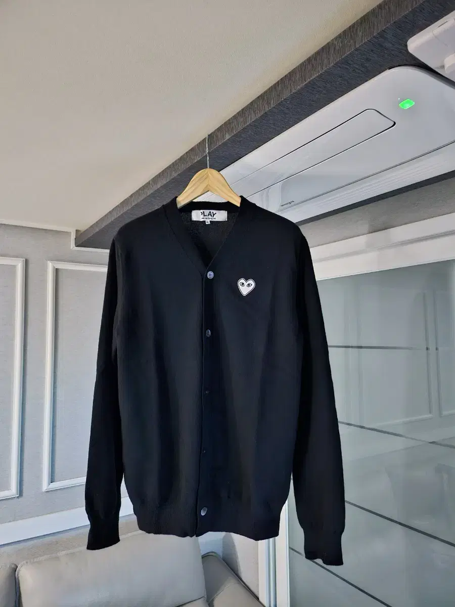 [Almost New] Comme des Garçons Cardigan Black XL