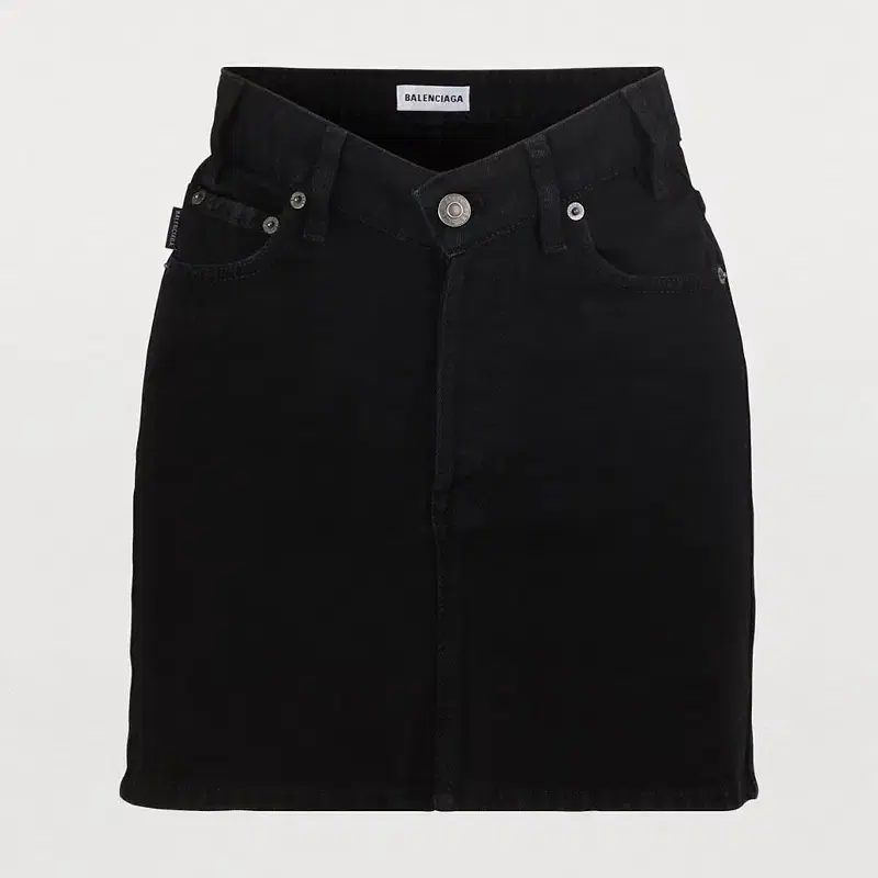 발렌시아가 v waist denim skirt 치마