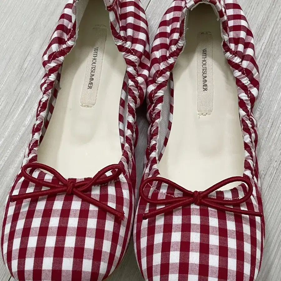 판매 위드아웃썸머 Feebie flat shoes_check