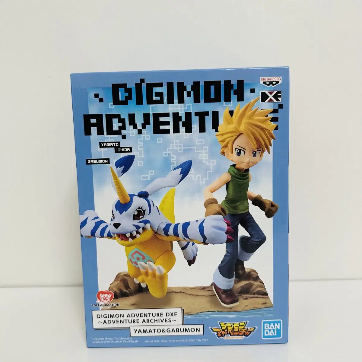 (Unsealed) Digimon Adventure Vahn Presto DXF Matthew Papimon Figure