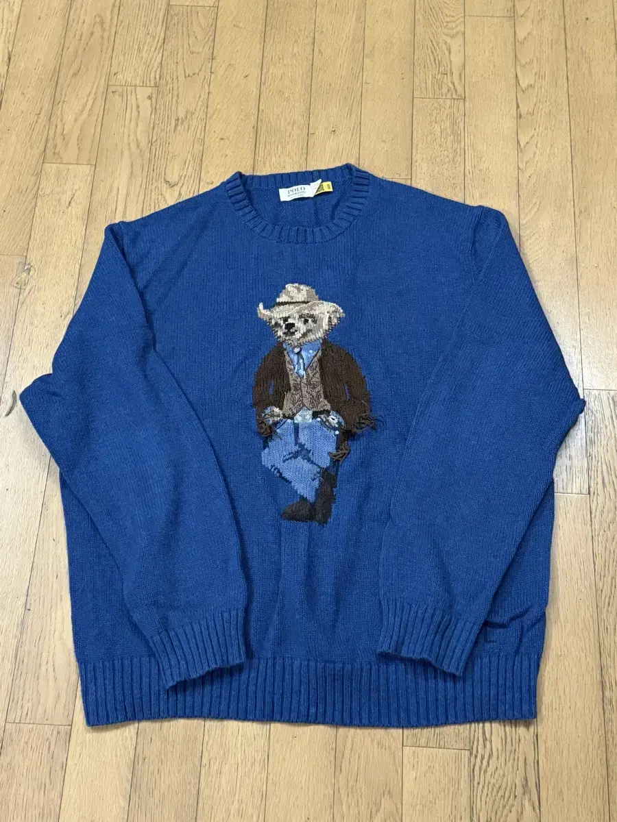 [XXL] Polo Bear Cotton Knit Sweater