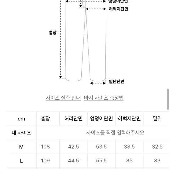 엑스트라오디너리 더블니데님 인디고 (중청)m