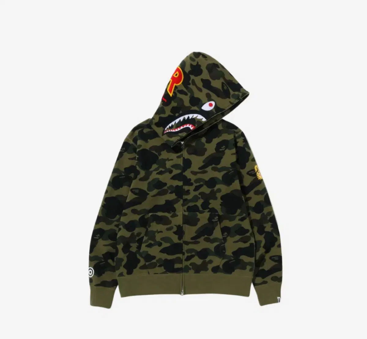 베이프 후드집업 BAPE PONR 1st Camo 2nd Shark Fu