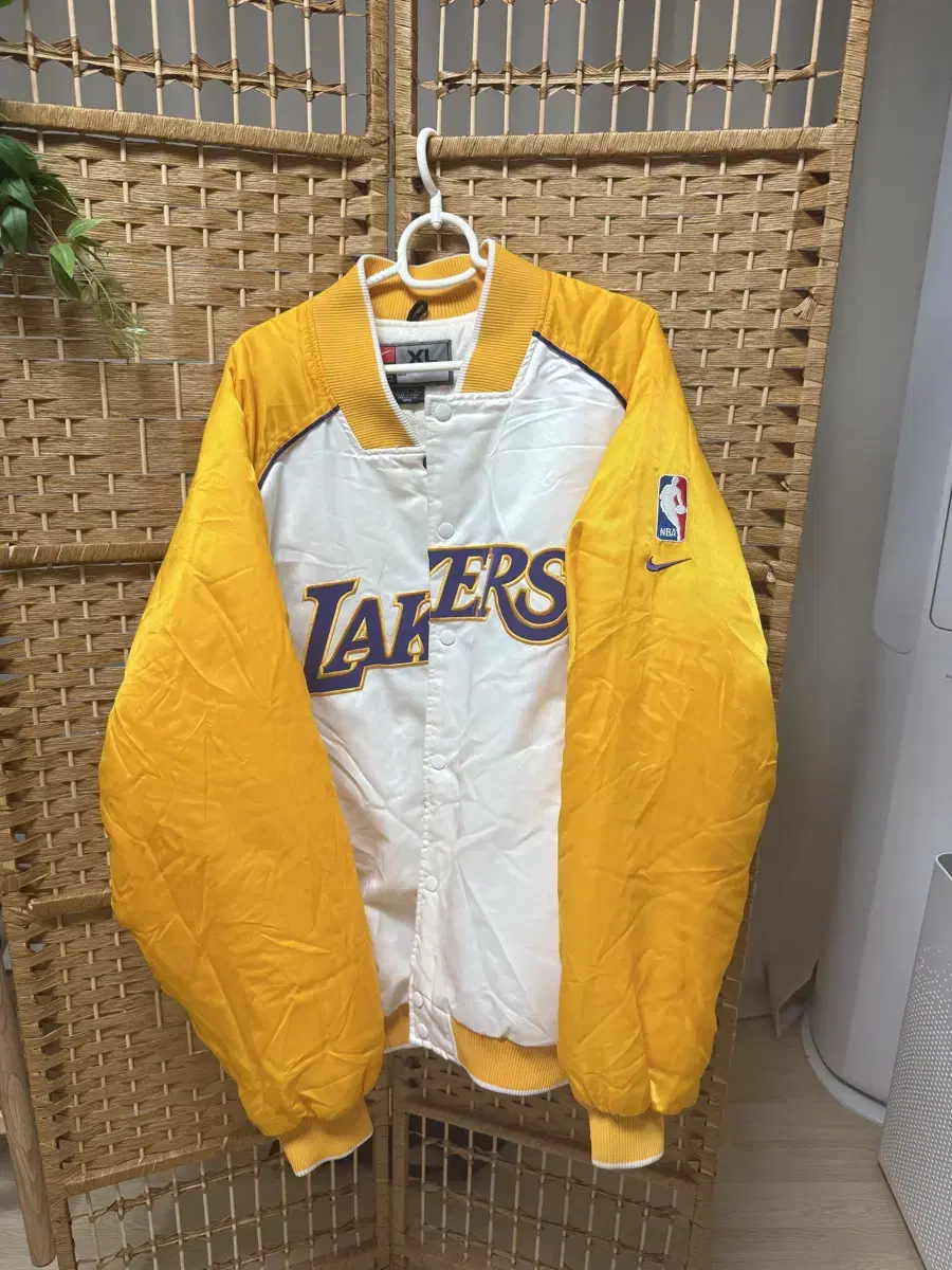 Super Rare Nike MLB Lakers Varsity Jacket for Sale