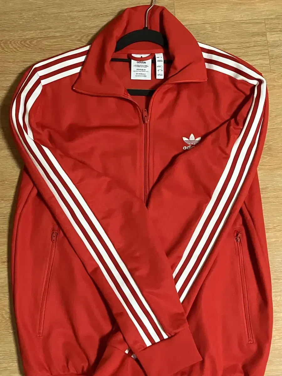 adidas Beckenbauer Firebird Red Jersey Track Top 100 L