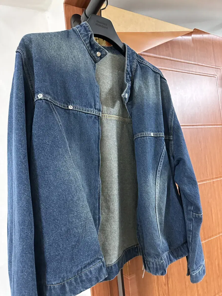 Rafferty Store Denim Racer Jacket M