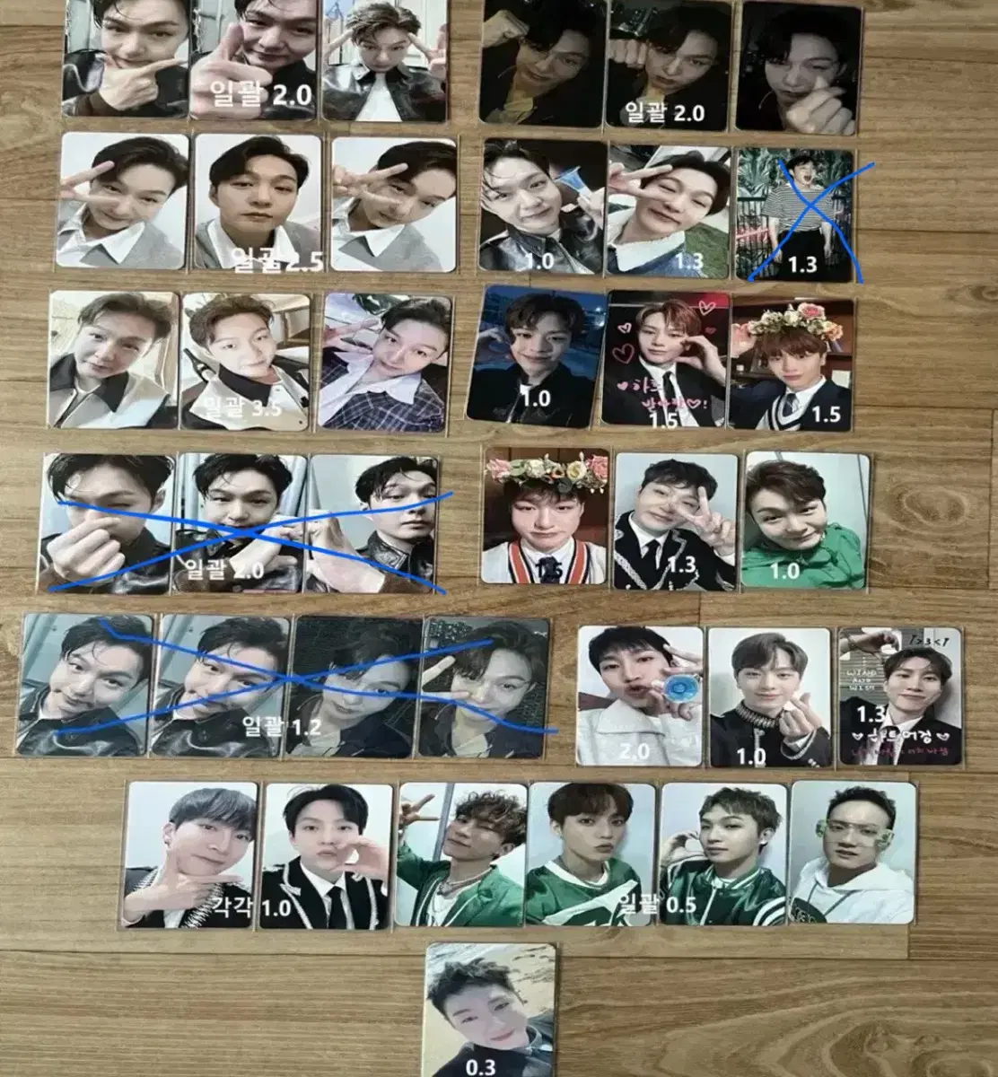 Lee Changsub Surrender unreleased photocard Sells photo cards lee changsub seo eunkwang Yook Sungjae