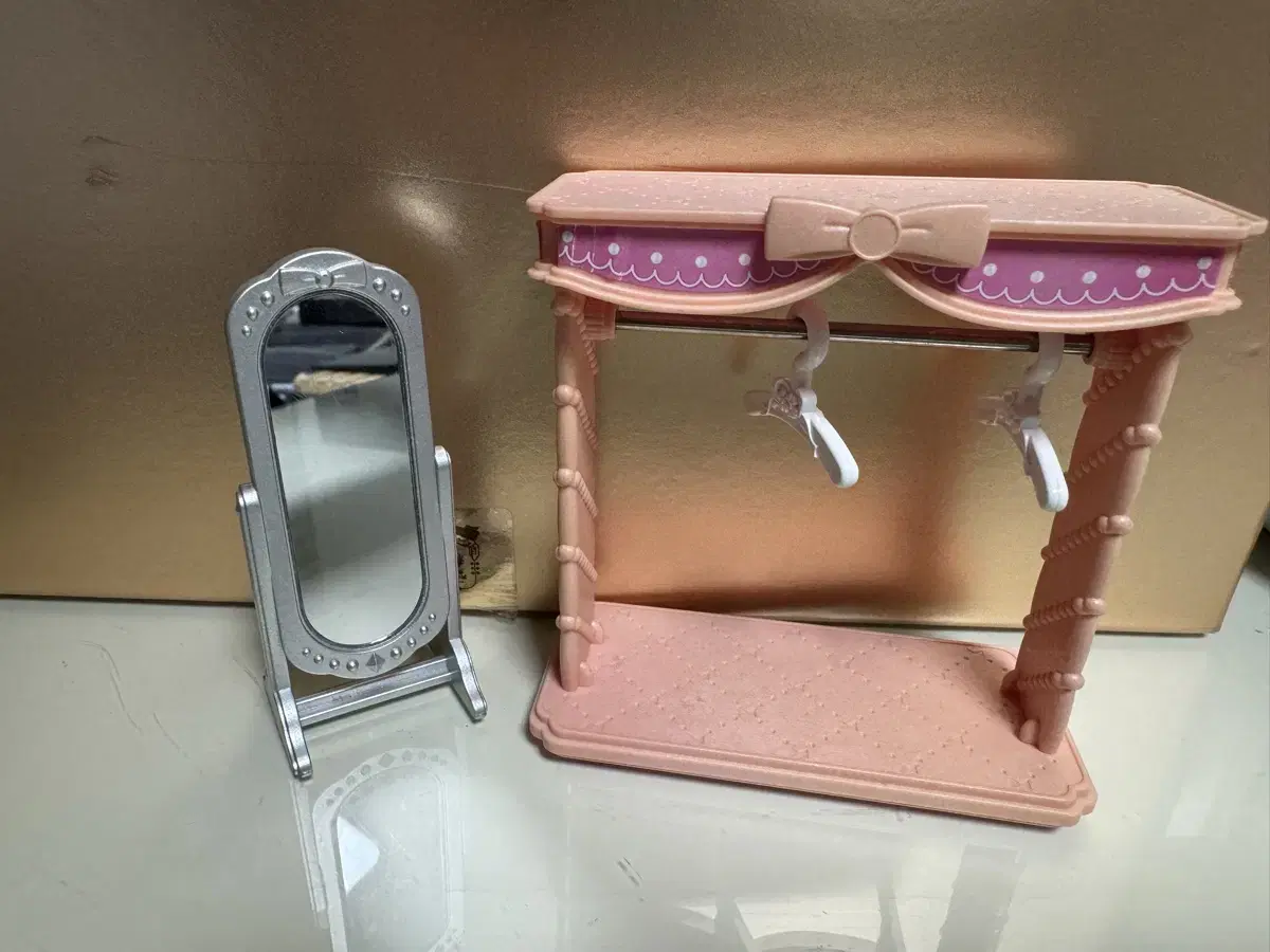 Sylvanian mirror and coat rack