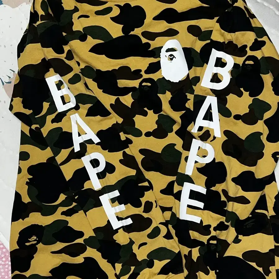 베이프 BAPE 슬리브 L 황계