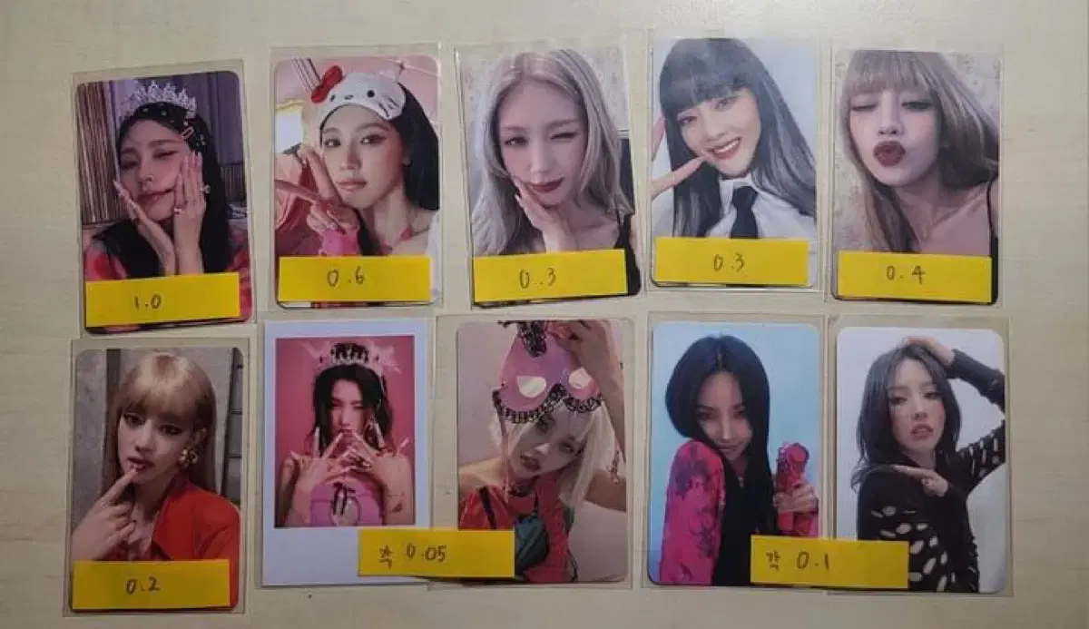 Idol photocard wts gidle ive le sserafim bts kep1er