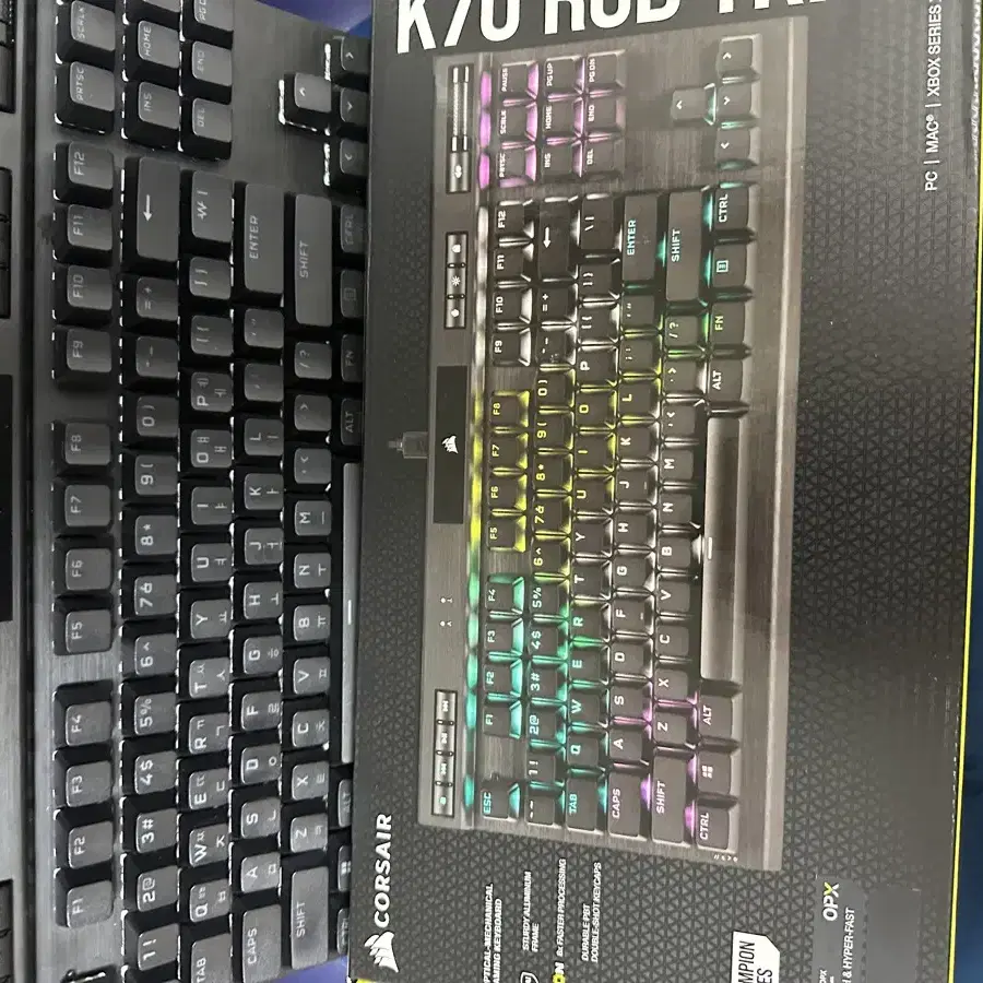 커세어 K70 TKL 광적축 풀윤활 바람의나라 매크로 가능