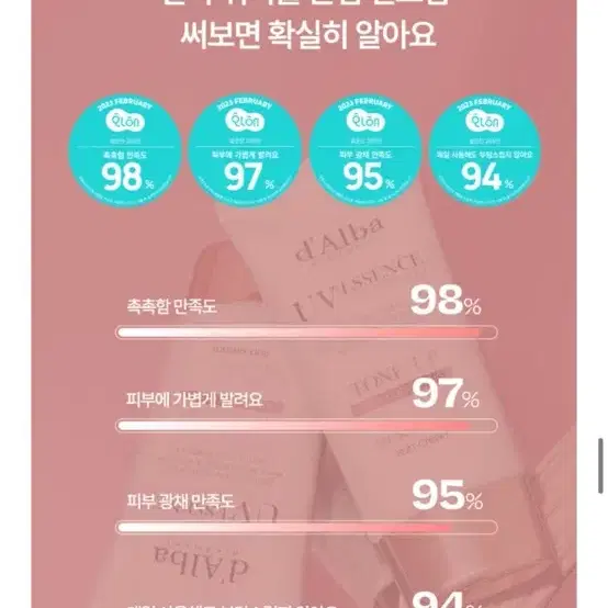 달바톤업크림 핑크