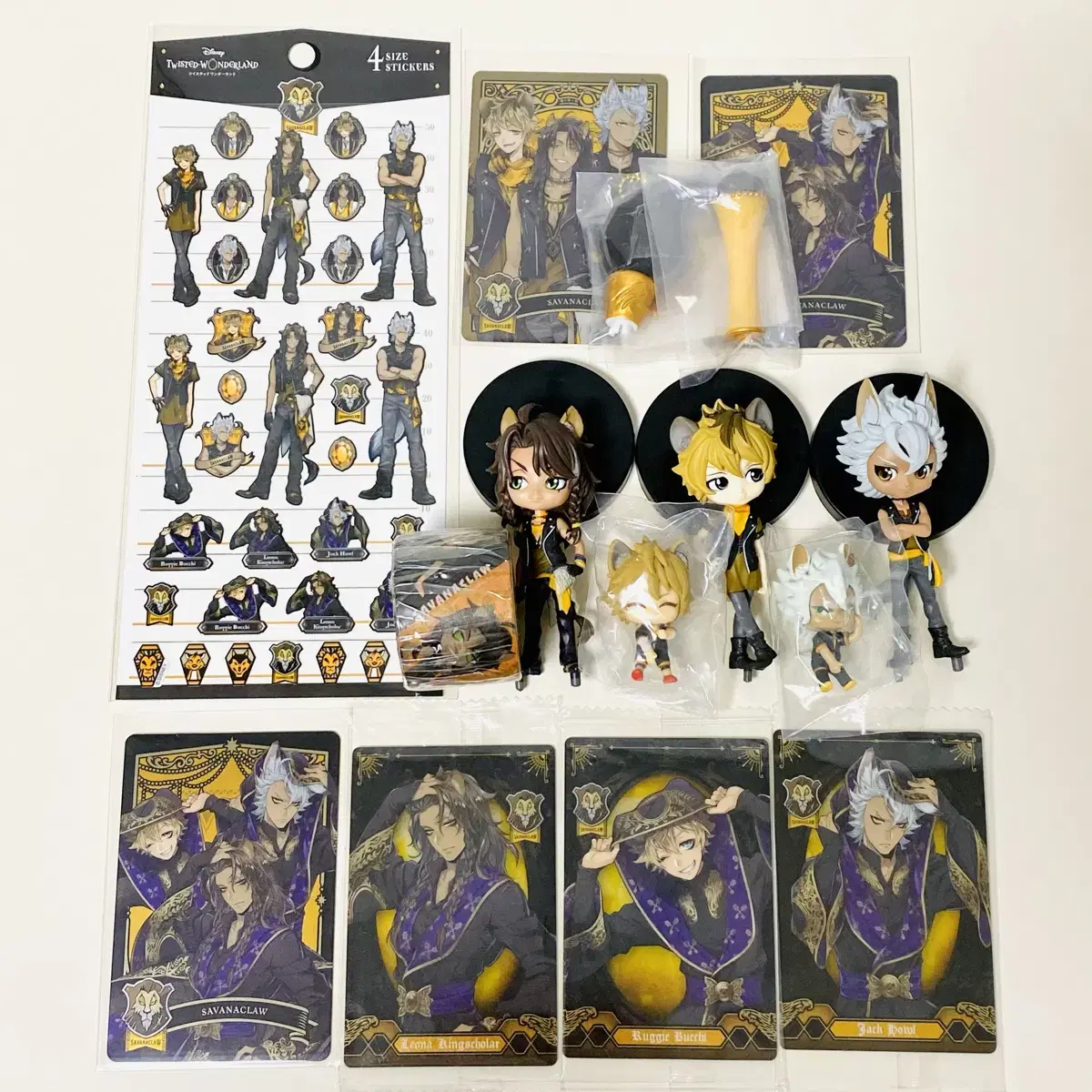 Twister Leona Ragi Jack Queskett Figure Hugcoat Lord keyring Kurihirumate