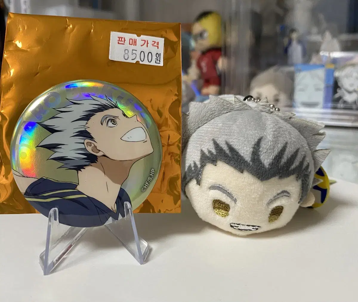 Bulk) haikyuu Bokuto Mochimasu Tsumutsumu doll Canbadge