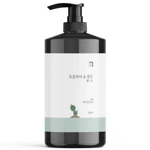 [리퍼] 살림백서 오푼티아&밤부 샴푸 화이트머스크향 500ml 1개입