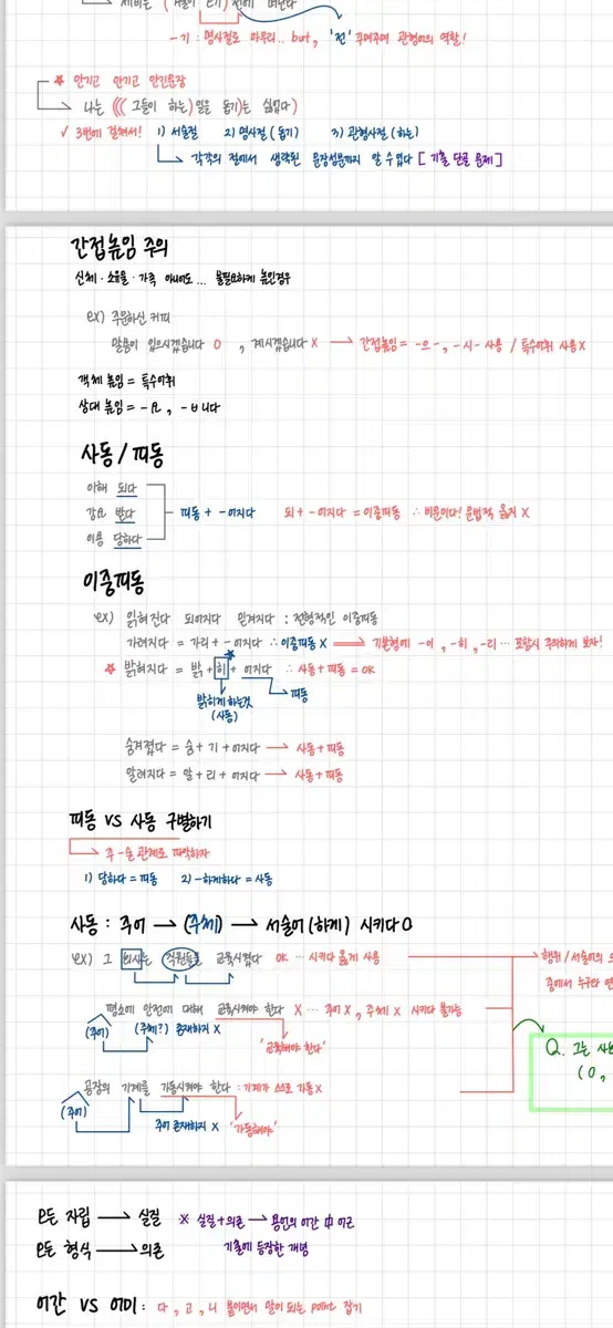 강민철 언어와 매체 총정리 필기노트