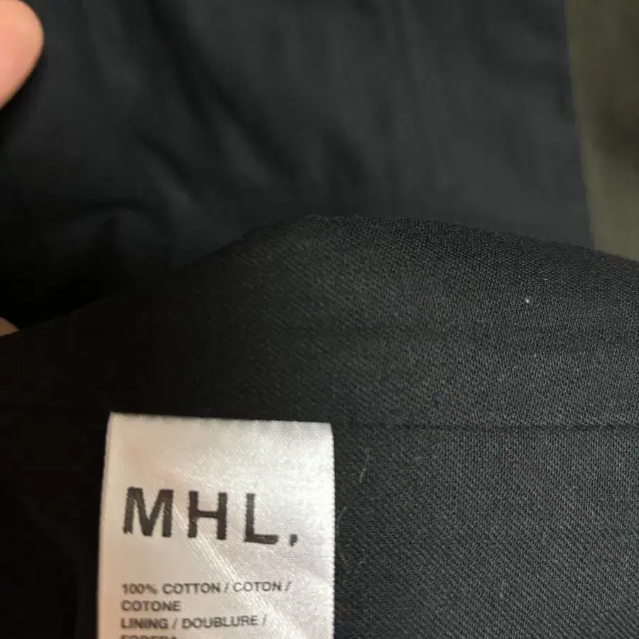 마가렛호웰 MHL 남성 밀리터리 오버 코트