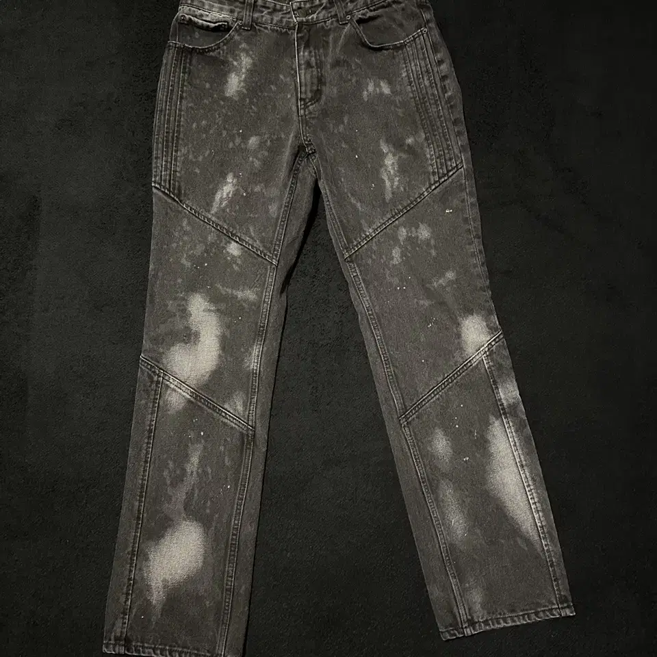 메종미네드 black universe denim trousers 48