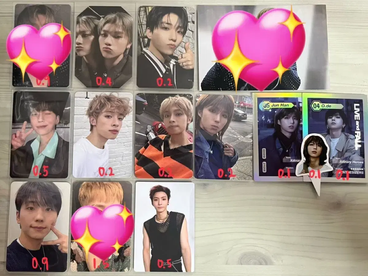 xdiz Gunil Gaon Odd jun han juyeon tshoot rip and fall album photocard hoodsfan ld wts