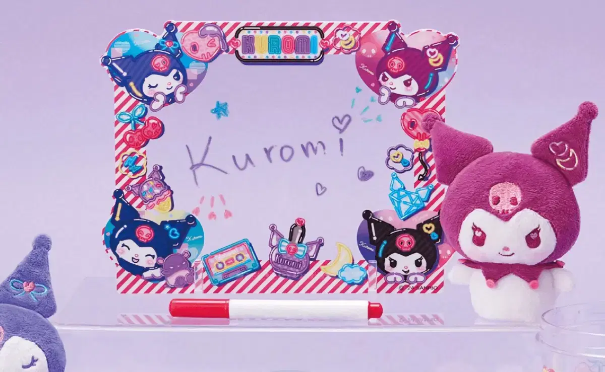 Sanrio Kuromi Atarikuji Ichibankuji First Lottery Clearboard