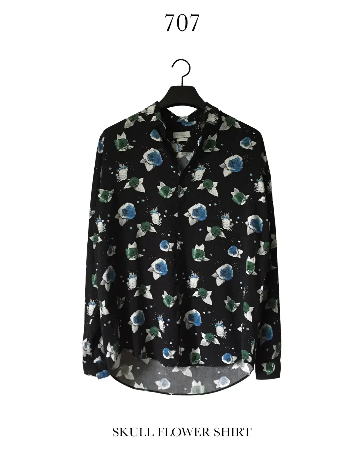 SKULL FLOWER SHIRT