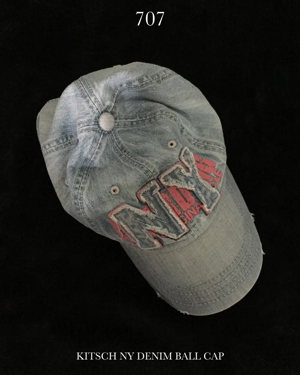 KITSCH NY DENIM BALL CAP