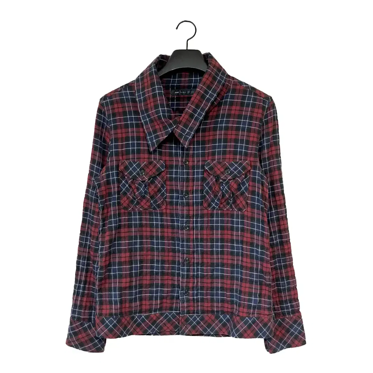 BIG COLLAR FLANNEL SHIRT