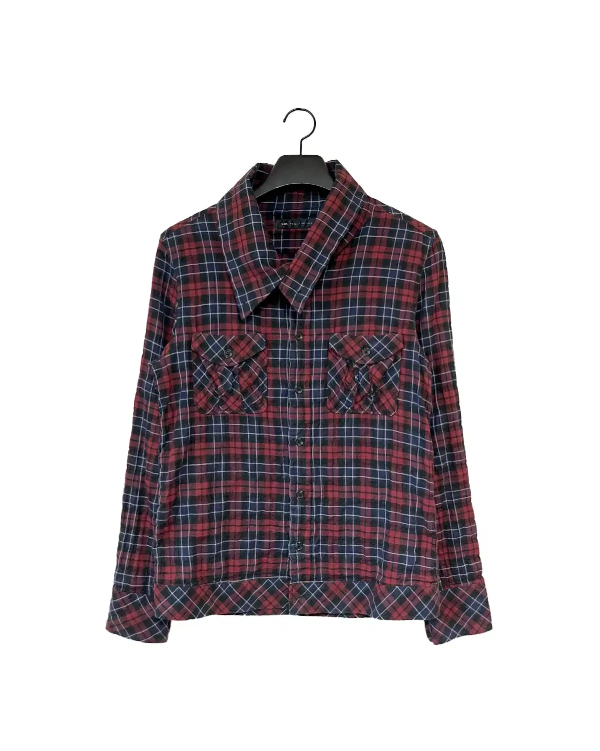 BIG COLLAR FLANNEL SHIRT