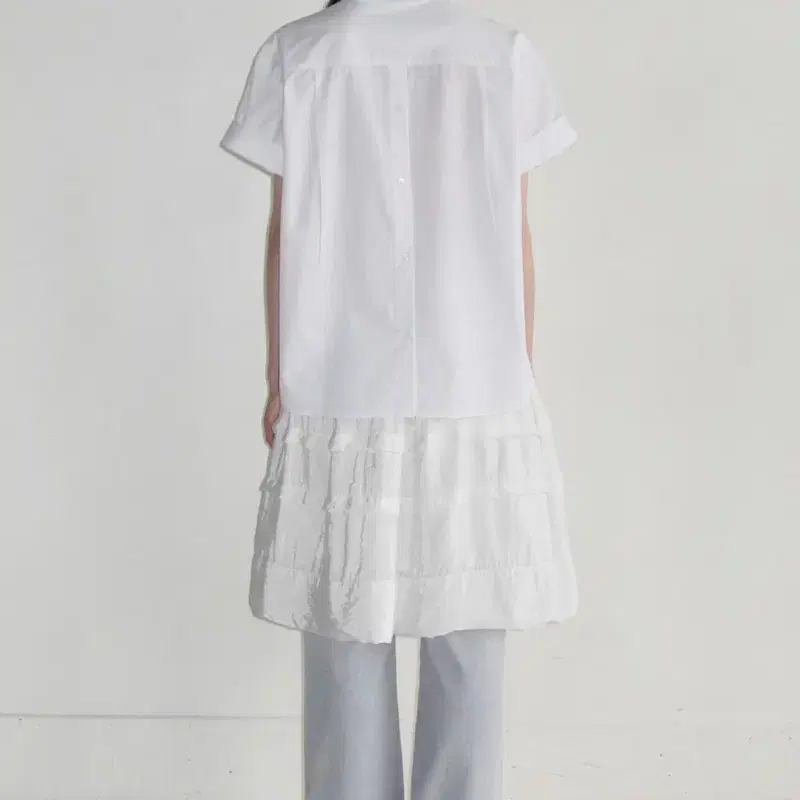 Sinoon Half Sleeve Cotton Shirt (White)