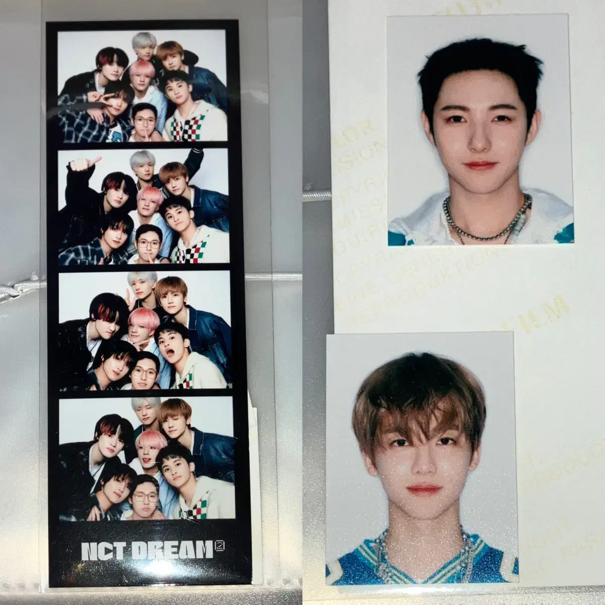 NCT Dream Buffered Glitch Mode pop up Group Postcard 4 cut photo WTS