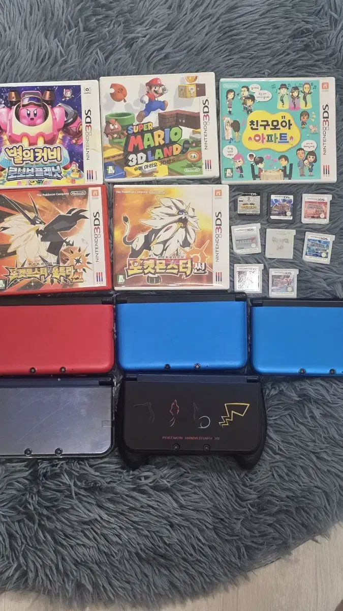 닌텐도 ds, 3ds xl 칩 (화이트2, 튀동숲, 포켓몬 다수)